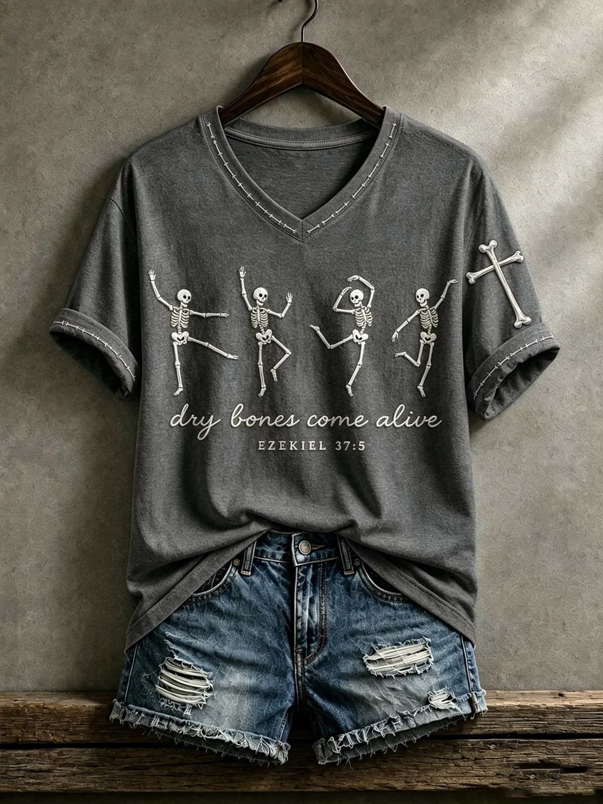 Women's Print Round Neck T-shirt