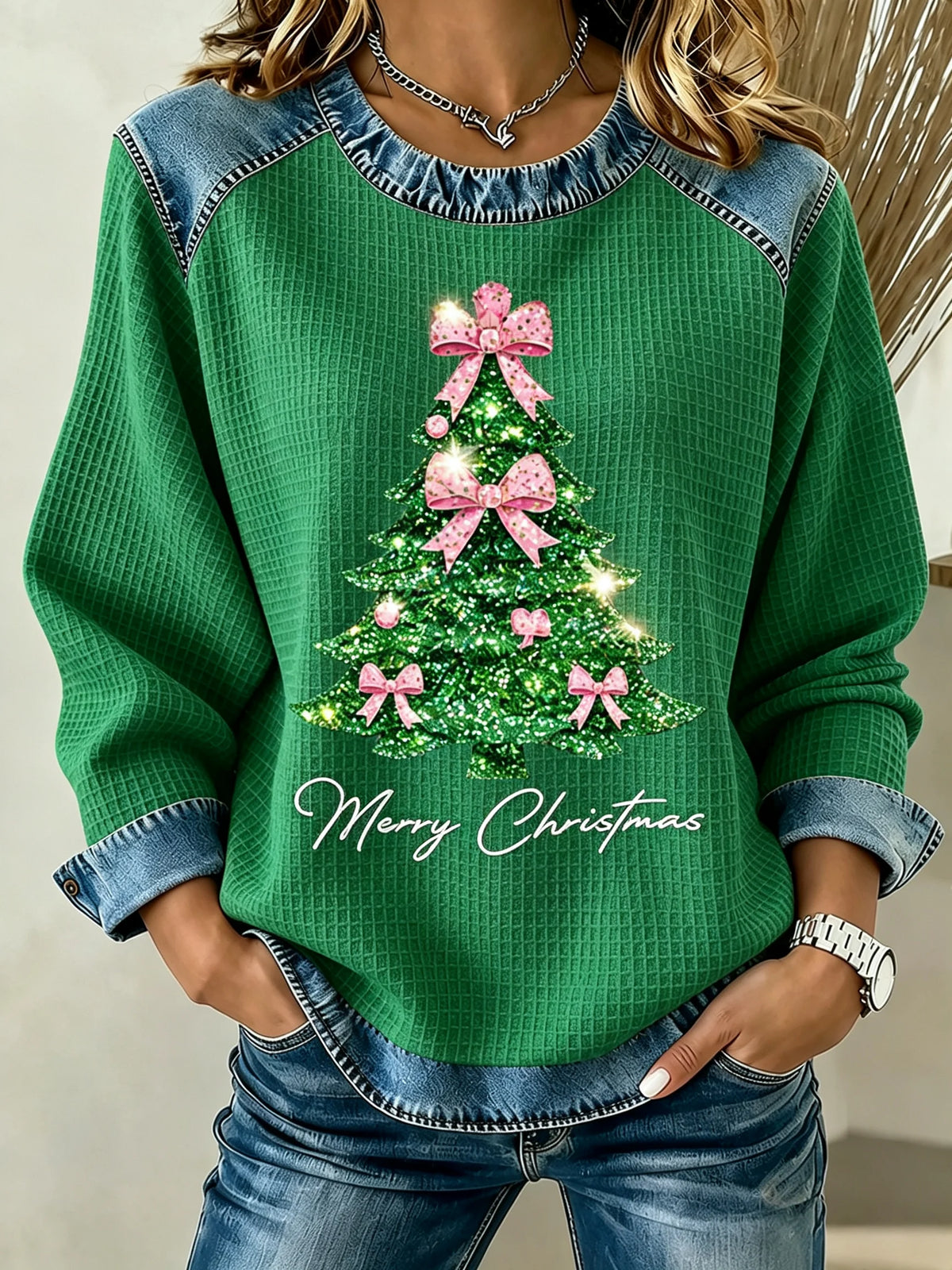 Women's Christmas Print Sweatshirt