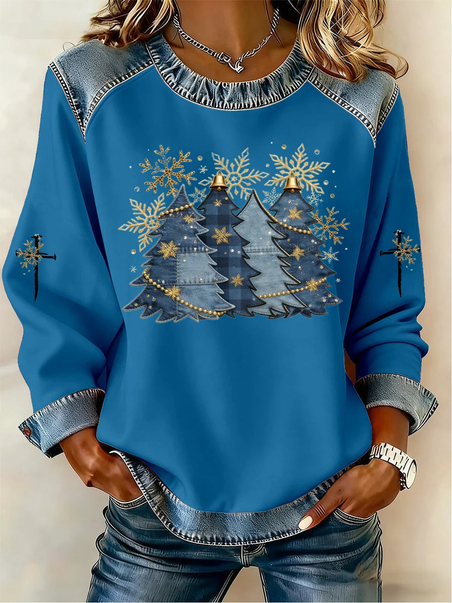 Women's Casual Print Sweatshirt
