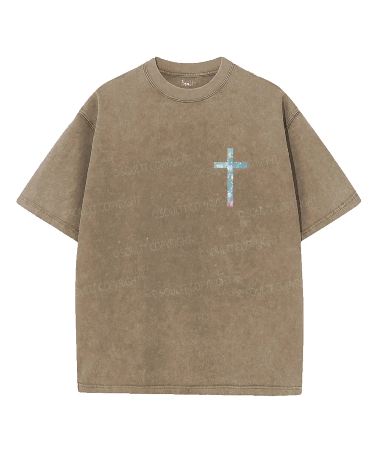 I Will Be With You Double Sided Unisex Washed Christian T-shirt