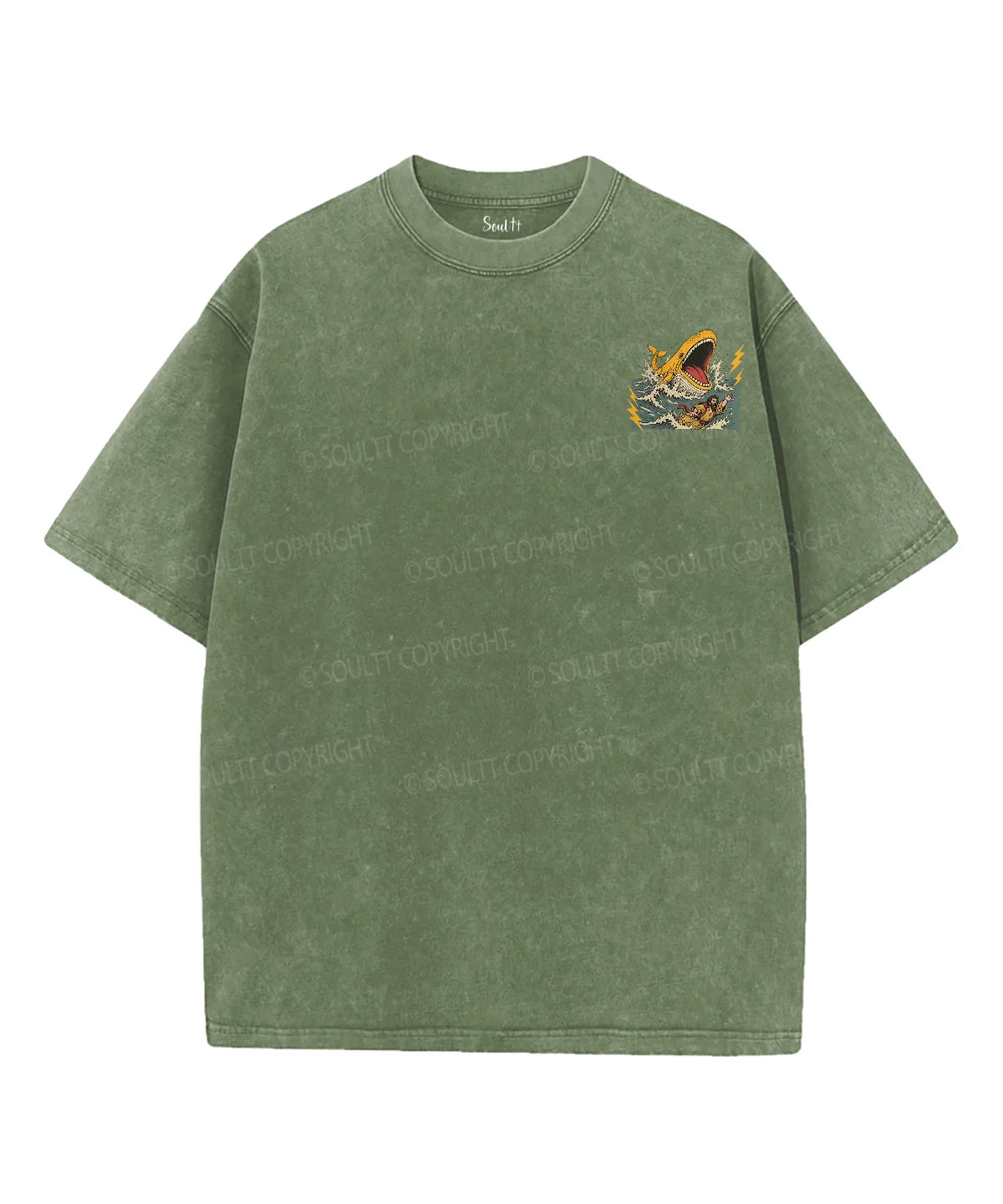 We're Doing God's Will Double Sided Unisex Washed Christian T-shirt