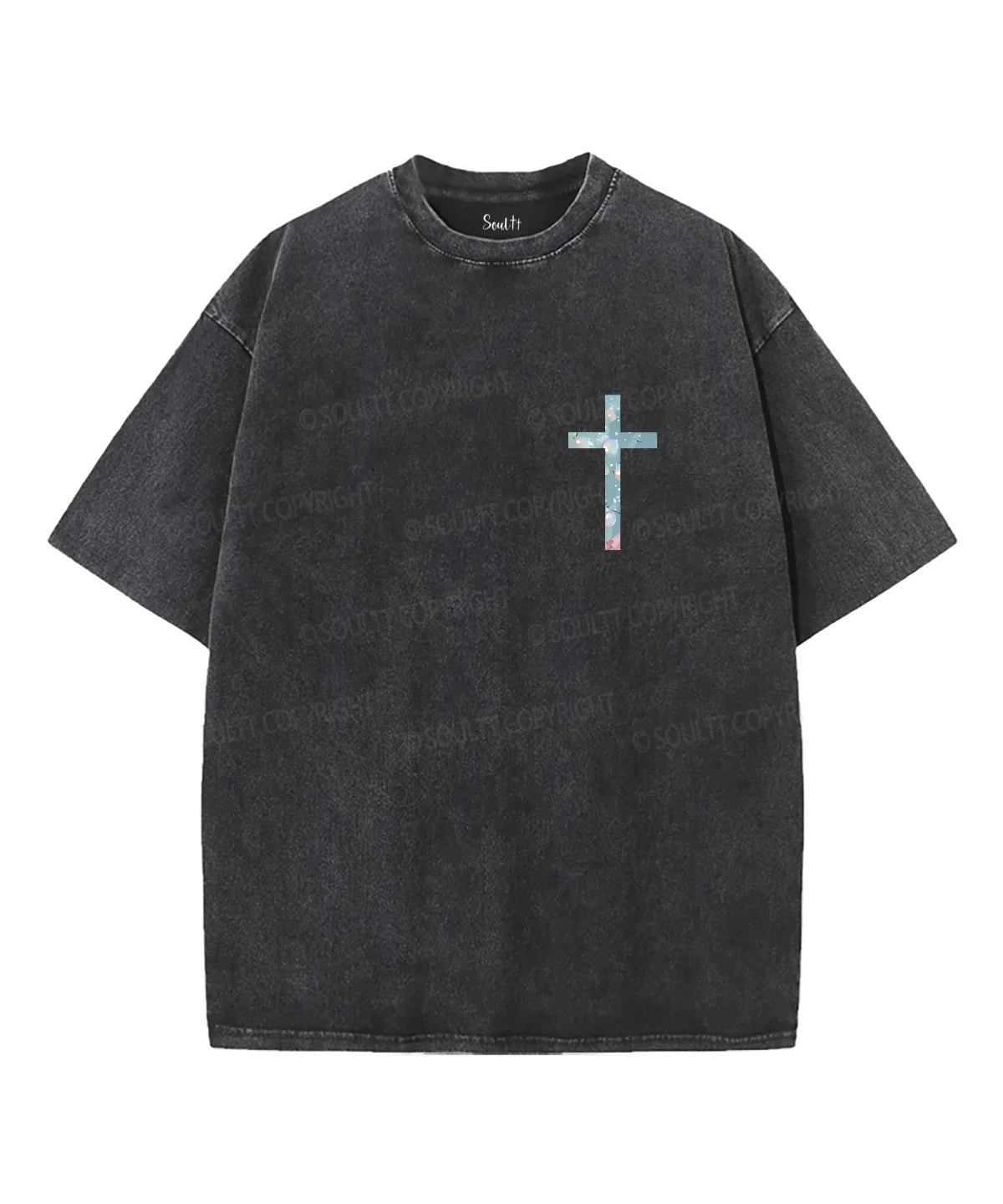 I Will Be With You Double Sided Unisex Washed Christian T-shirt
