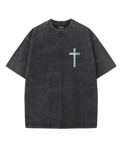 I Will Be With You Double Sided Unisex Washed Christian T-shirt