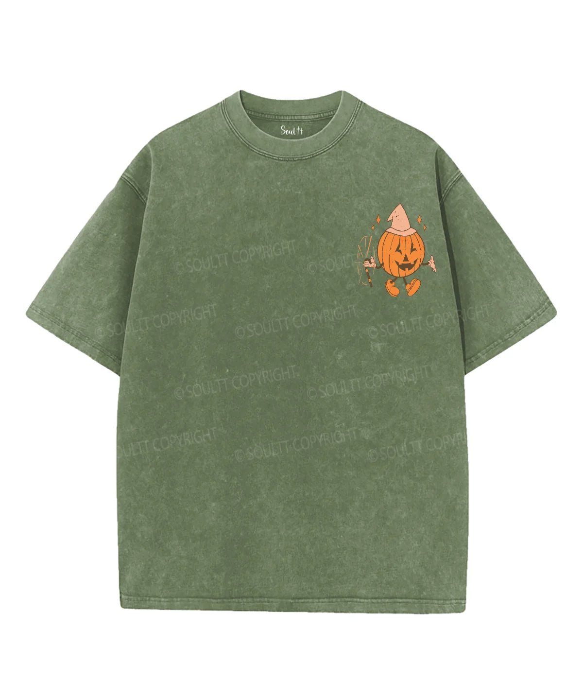 Pumpkin Spice Double Sided Unisex Washed Christian T-shirt