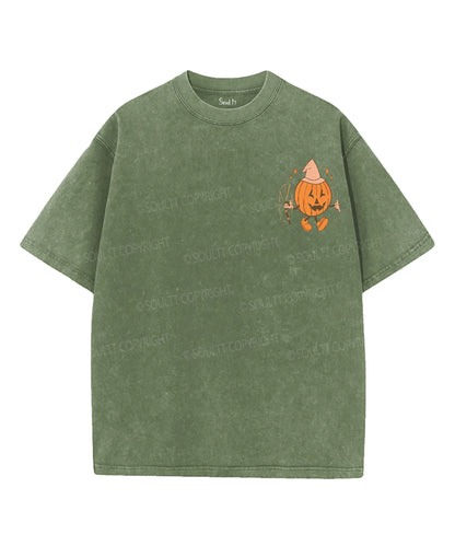 Pumpkin Spice Double Sided Unisex Washed Christian T-shirt
