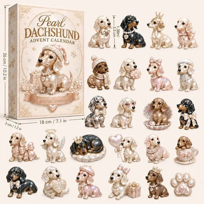 2026 Pearl Dachshund Christmas Advent Calendar