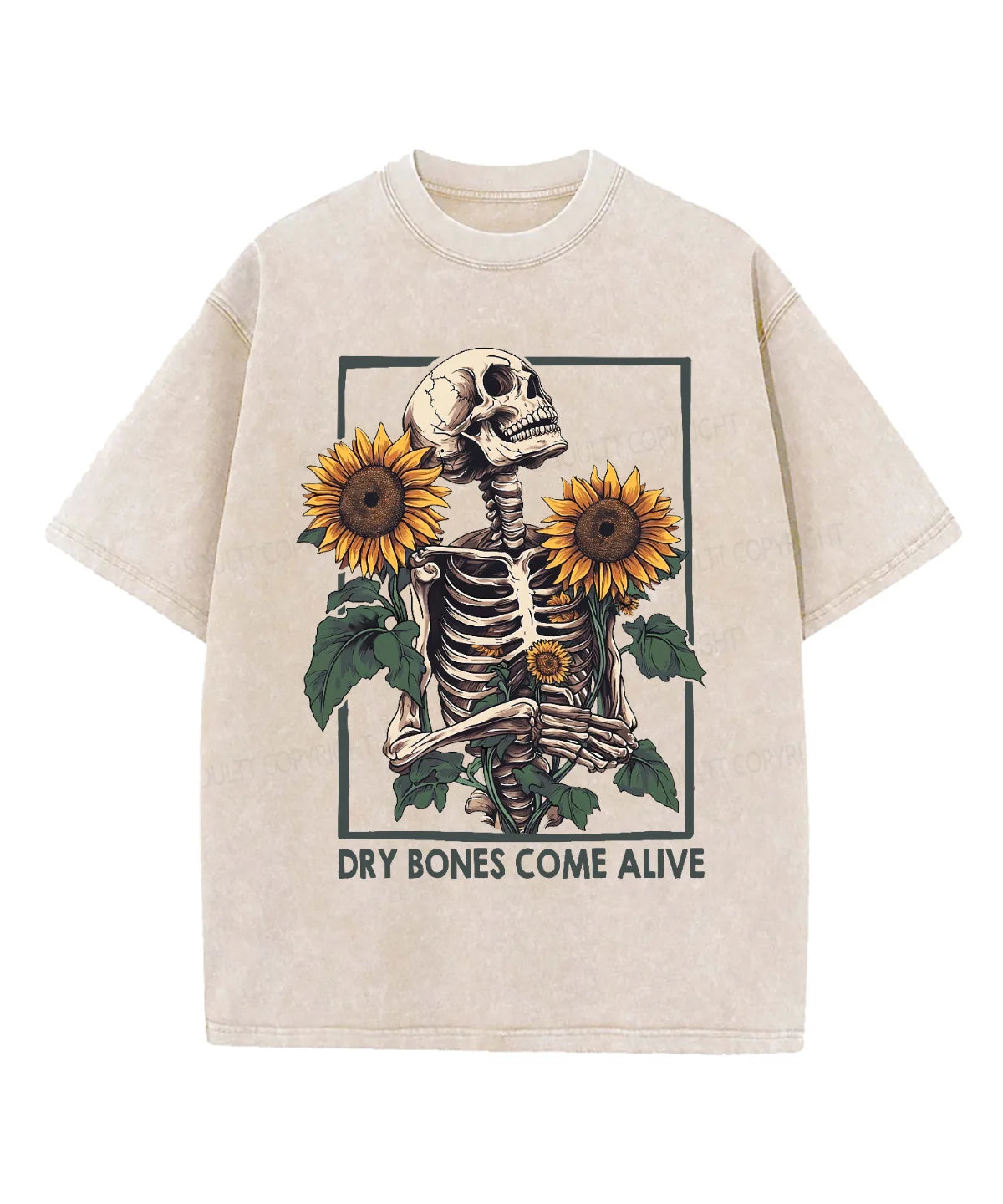 Dry Bones Come Alive Washed Christian T-shirt