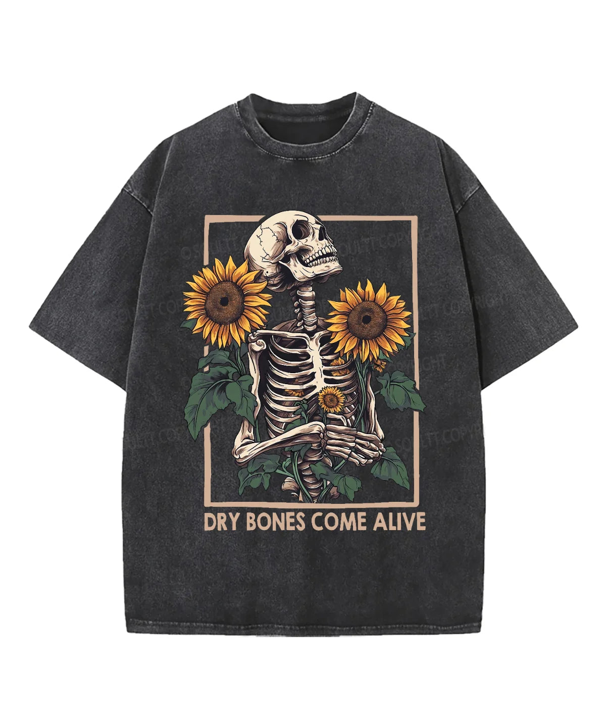 Dry Bones Come Alive Washed Christian T-shirt