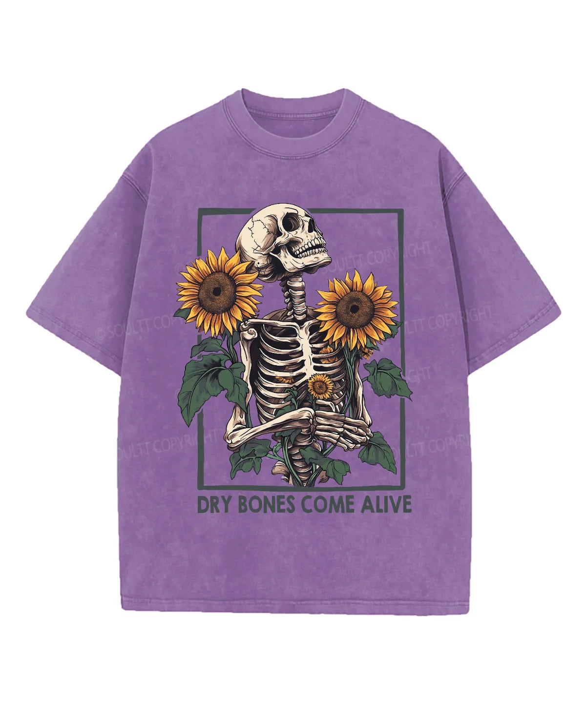 Dry Bones Come Alive Washed Christian T-shirt