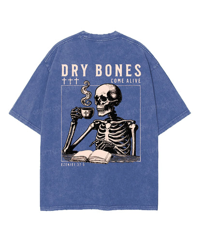 Dry Bones Double Sided Unisex Washed Christian T-shirt