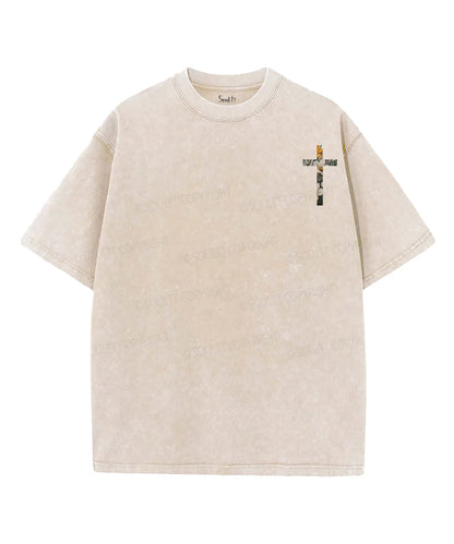 If the Stars Were Made to Worship Double Sided Unisex Washed Christian T-shirt