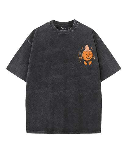 Pumpkin Spice Double Sided Unisex Washed Christian T-shirt