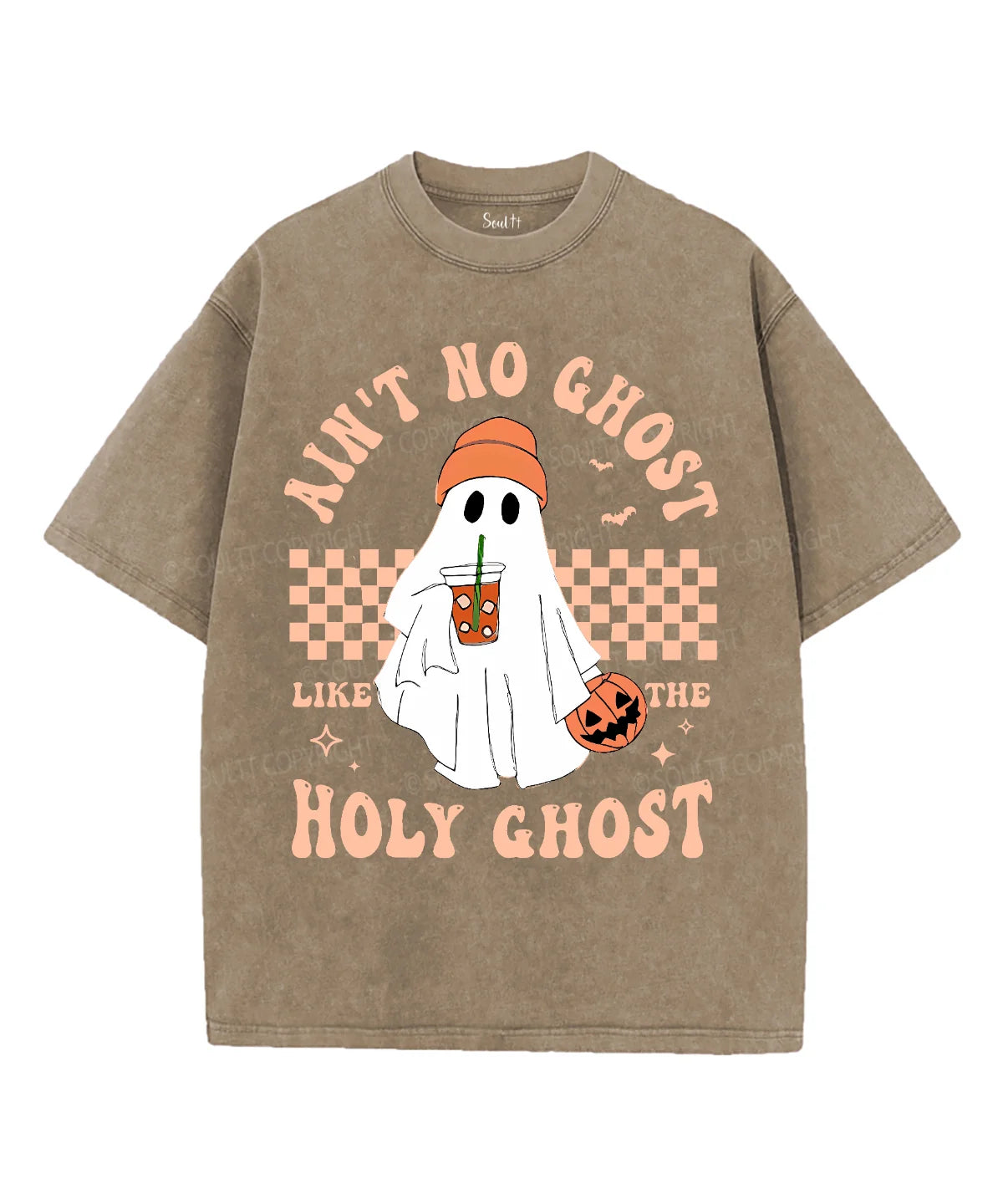 Ain't No Ghost Like The Holy Ghost Unisex Washed Christian T-shirt
