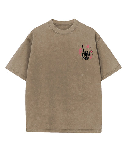 O Death Where Is Thy Sting Double Sided Washed Christian T-shirt