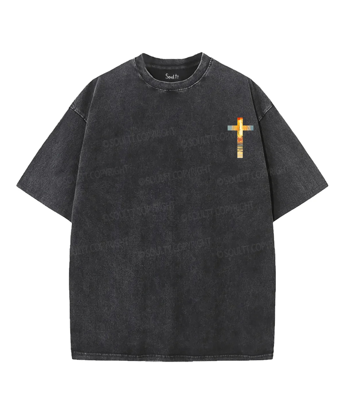 Don't Worry About Tomorrow Double Sided Unisex Washed Christian T-shirt
