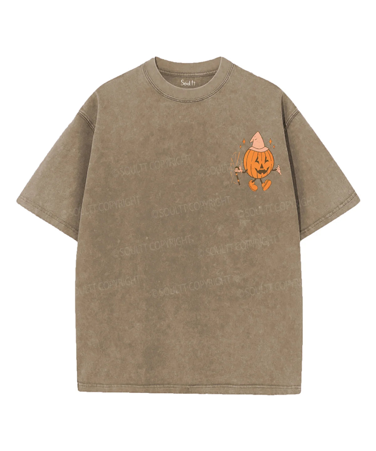 Pumpkin Spice Double Sided Unisex Washed Christian T-shirt