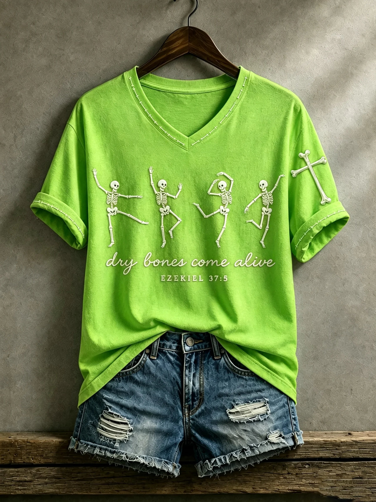 Women's Print Round Neck T-shirt