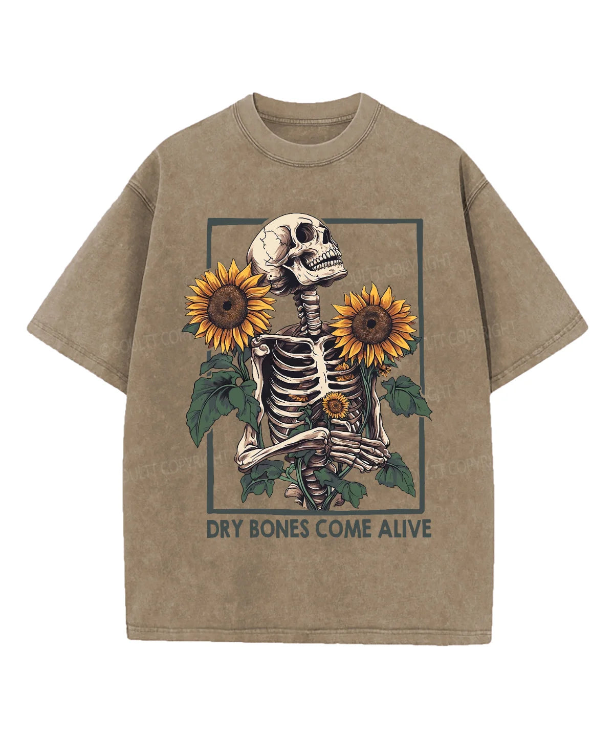 Dry Bones Come Alive Washed Christian T-shirt