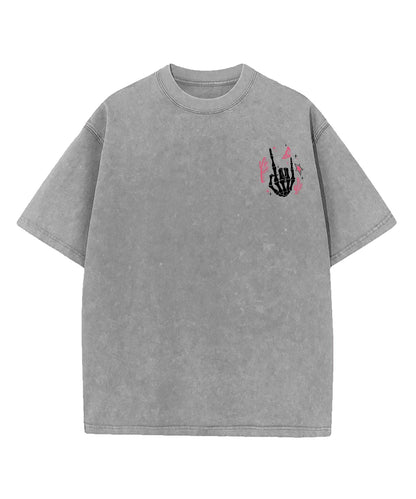 O Death Where Is Thy Sting Double Sided Washed Christian T-shirt