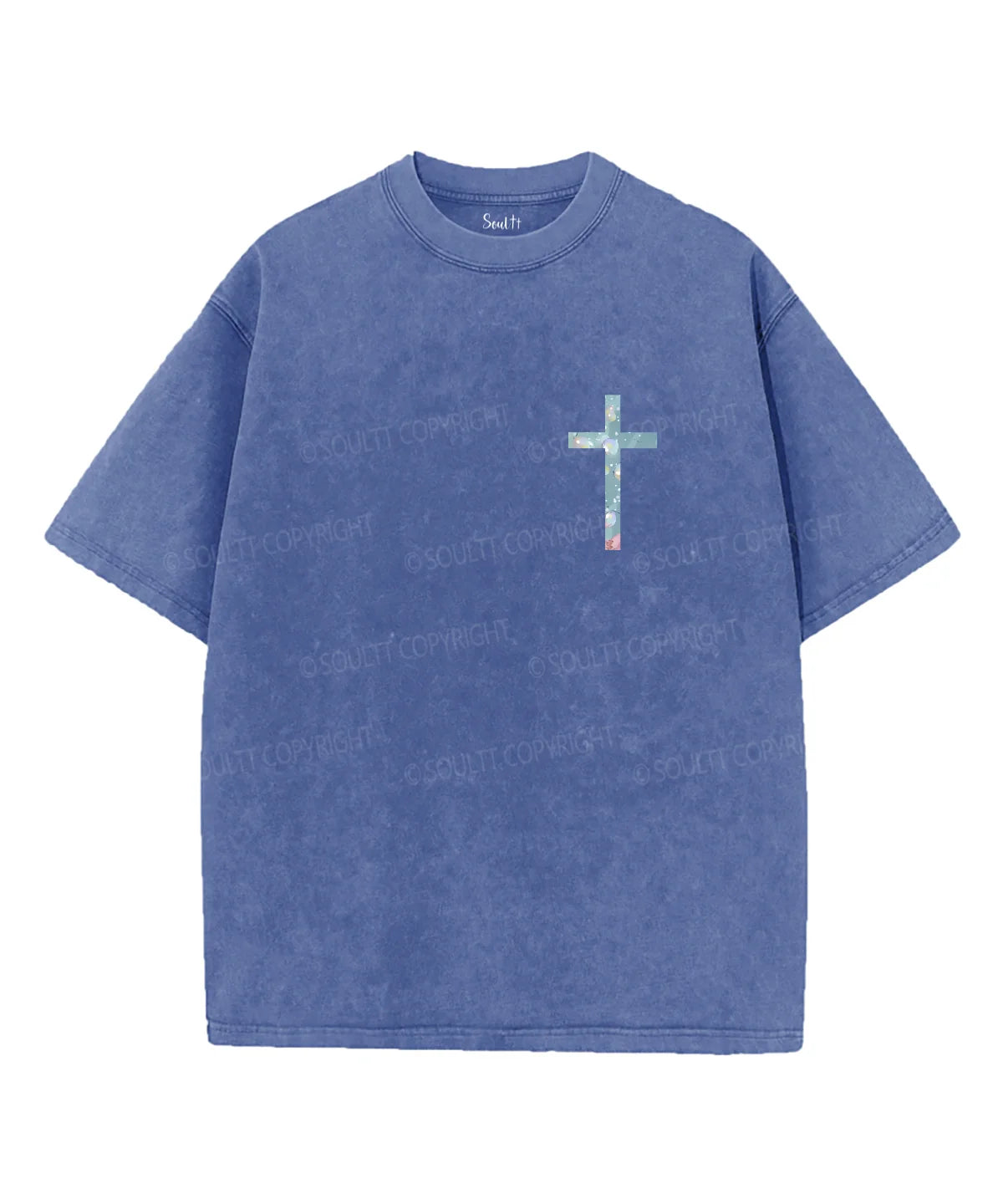 I Will Be With You Double Sided Unisex Washed Christian T-shirt