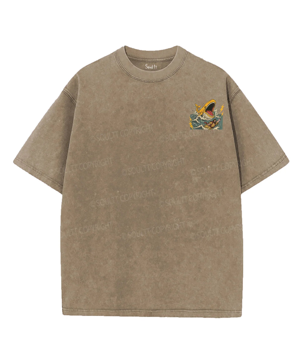 We're Doing God's Will Double Sided Unisex Washed Christian T-shirt