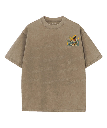 We're Doing God's Will Double Sided Unisex Washed Christian T-shirt
