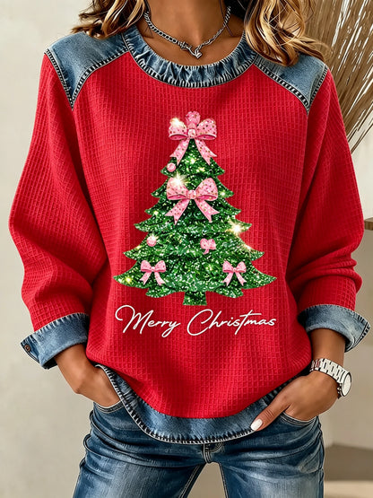 Women's Christmas Print Sweatshirt