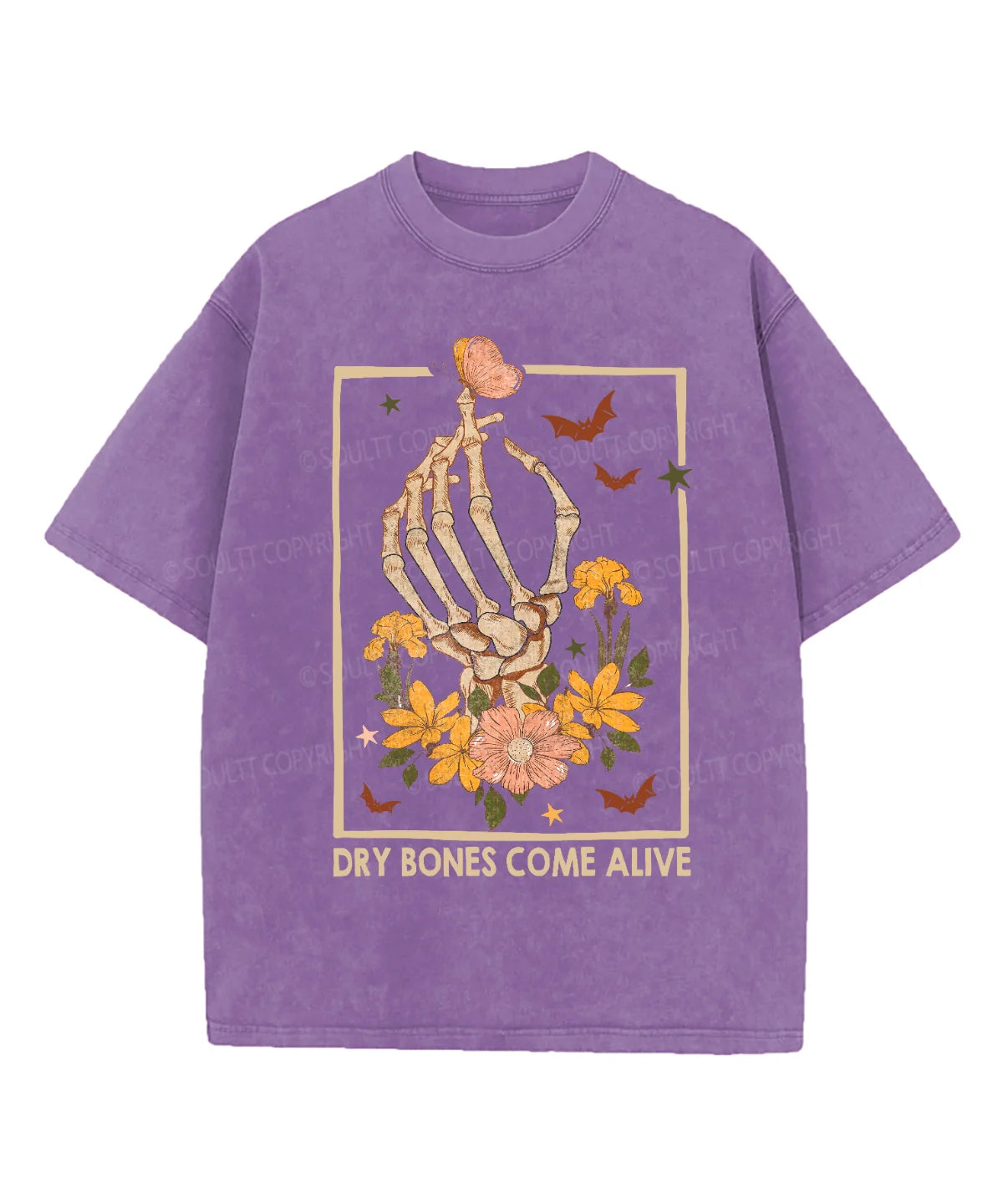 Dry Bones Come Alive Washed Christian T-shirt