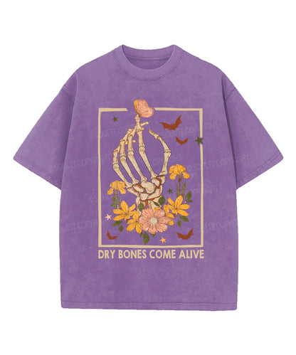 Dry Bones Come Alive Washed Christian T-shirt