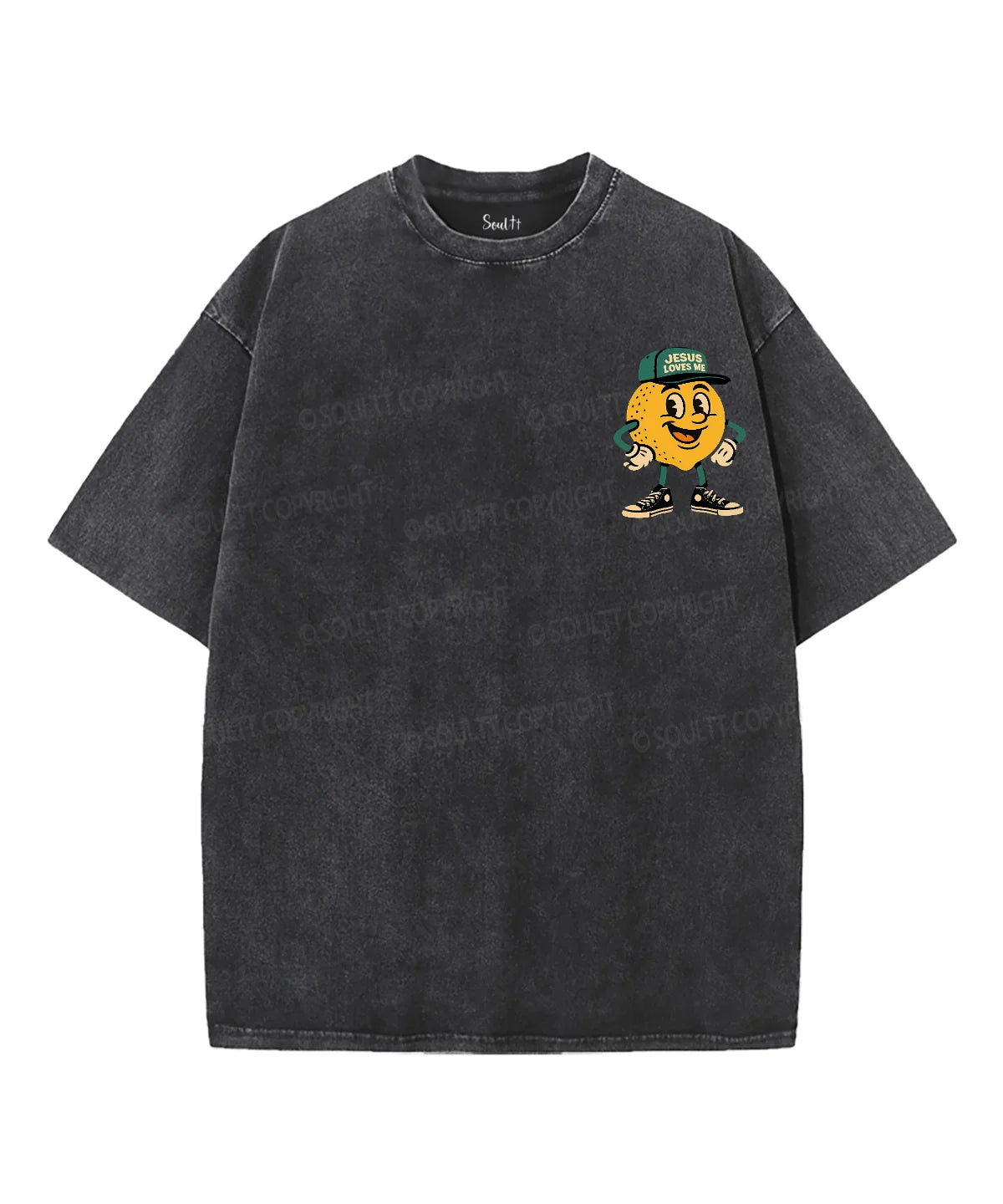 Life Gave Me Some Lemons Double Sided Unisex Washed Christian T-shirt