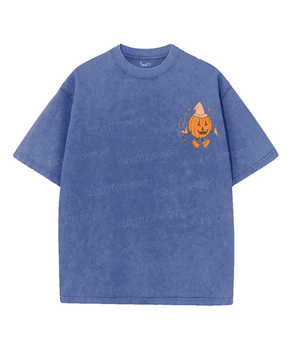 Pumpkin Spice Double Sided Unisex Washed Christian T-shirt