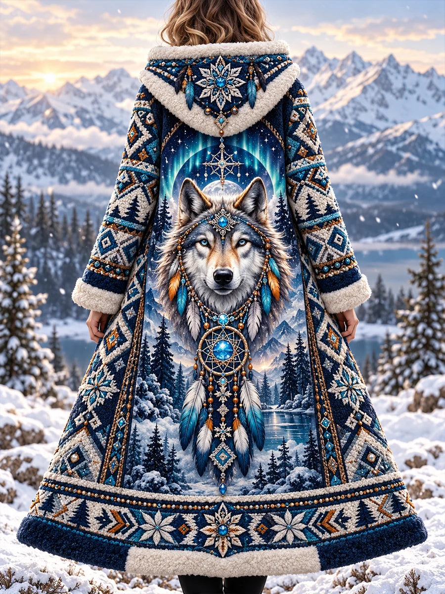 Women's Nordic Animals  Flannel Jacket