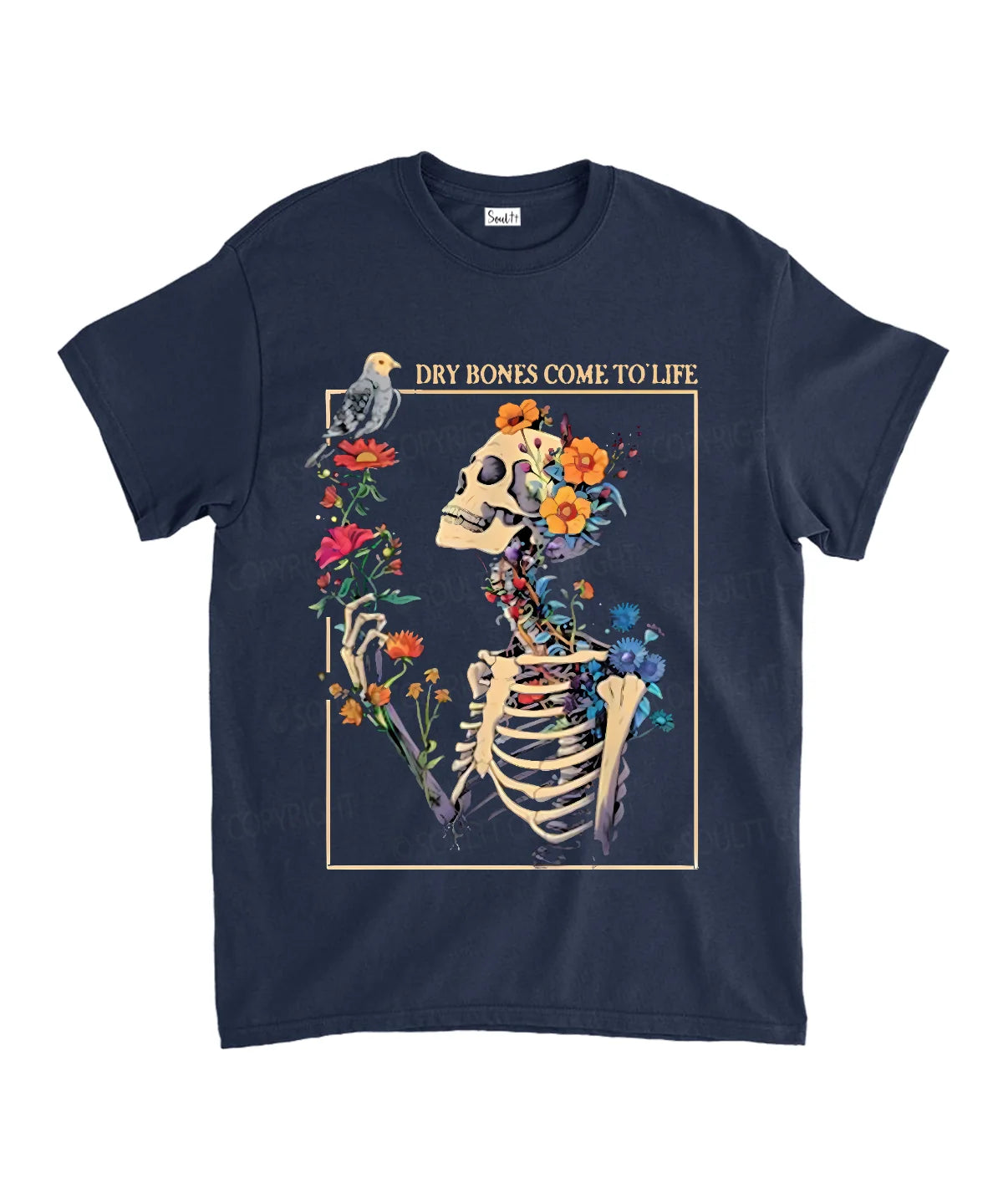 Dry Bones Come To Life Unisex Cotton Christian T-Shirt