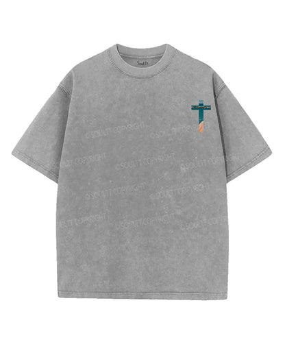 Don't Worry About Tomorrow Double Sided Unisex Washed Christian T-shirt