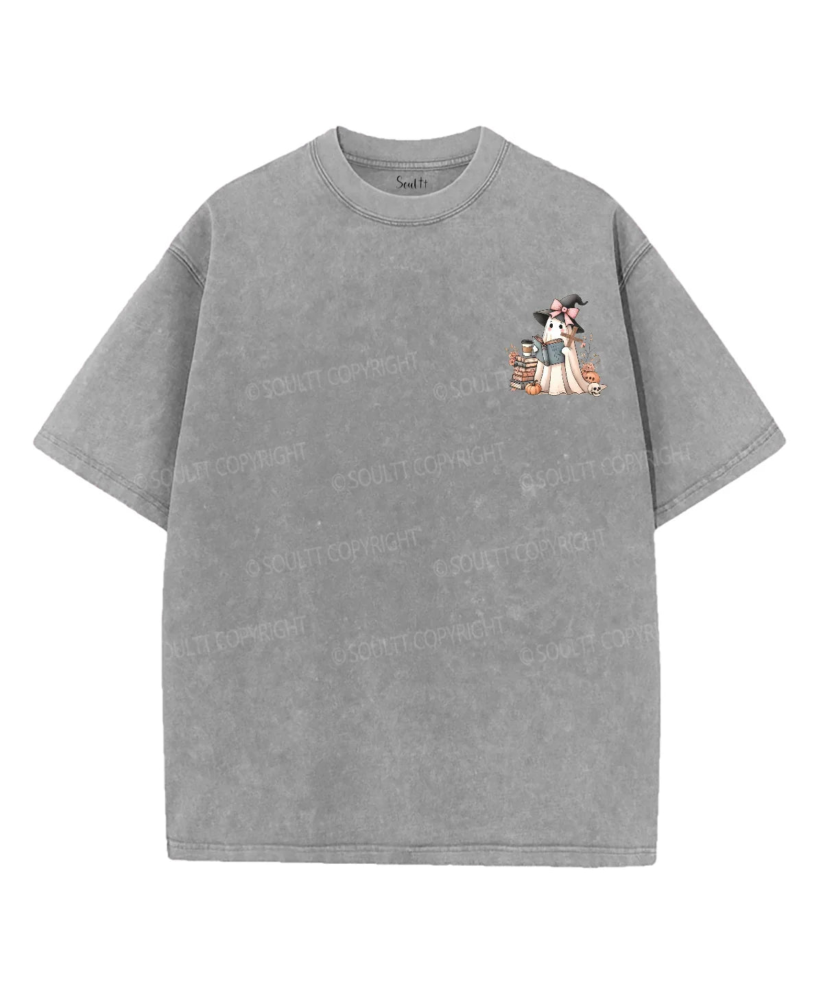 The Only Ghost I Need Holy Ghost Double Sided Unisex Washed Christian T-shirt