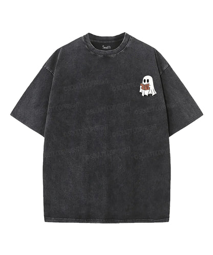 Holy Ghost Double Sided Unisex Washed Christian T-shirt