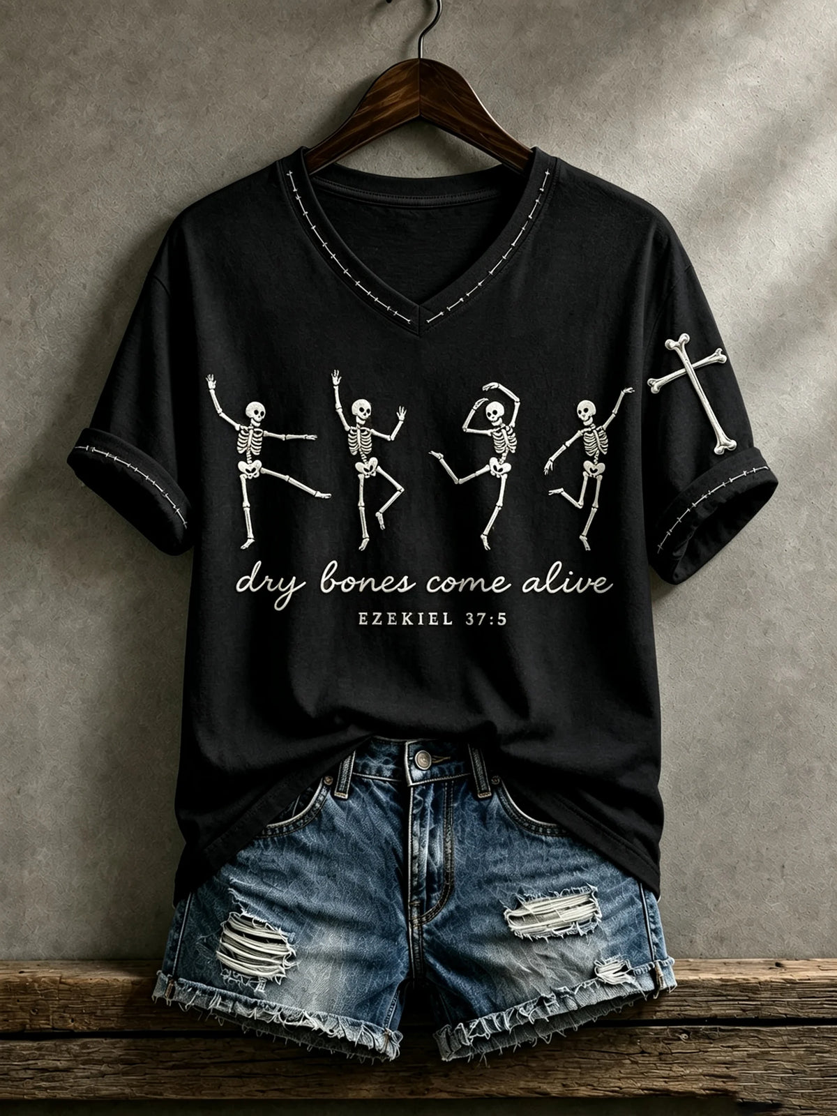 Women's Print Round Neck T-shirt