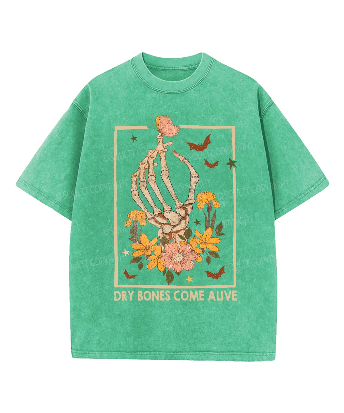 Dry Bones Come Alive Washed Christian T-shirt