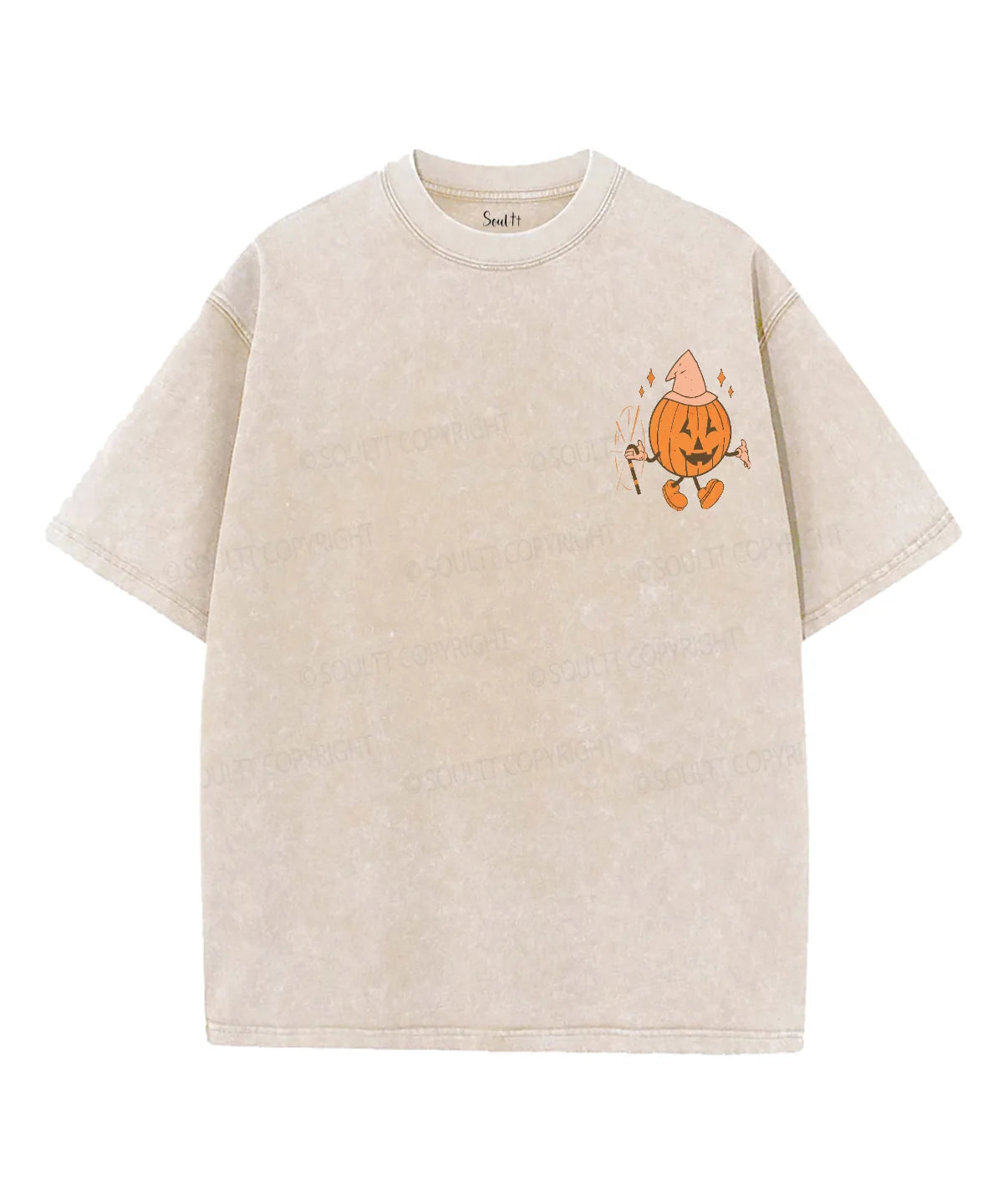 Pumpkin Spice Double Sided Unisex Washed Christian T-shirt