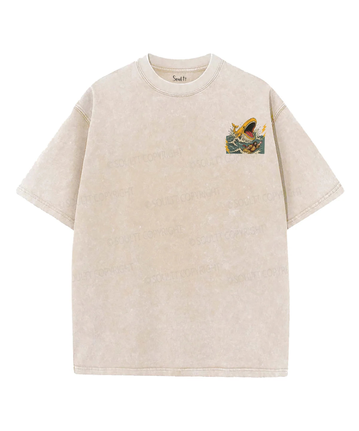We're Doing God's Will Double Sided Unisex Washed Christian T-shirt