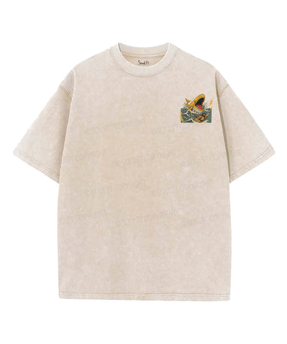 We're Doing God's Will Double Sided Unisex Washed Christian T-shirt