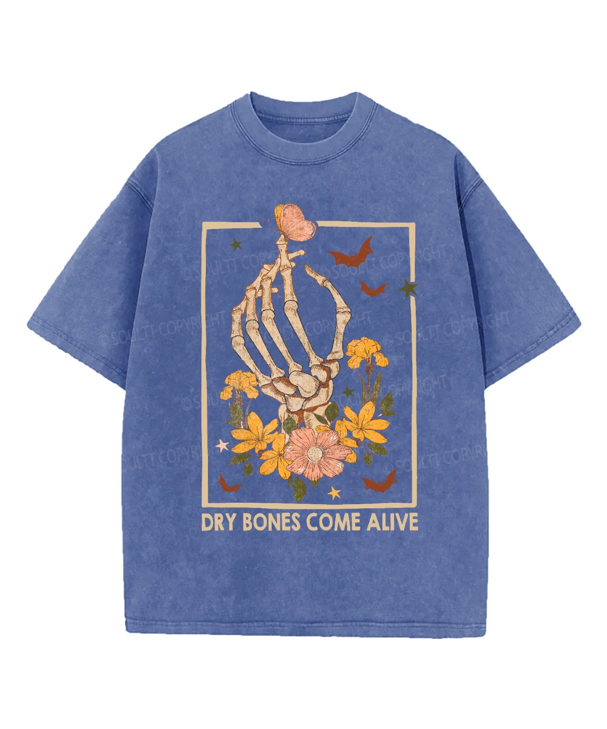 Dry Bones Come Alive Washed Christian T-shirt