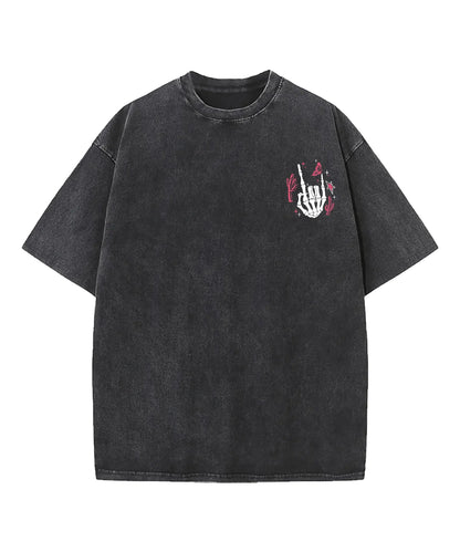 O Death Where Is Thy Sting Double Sided Washed Christian T-shirt