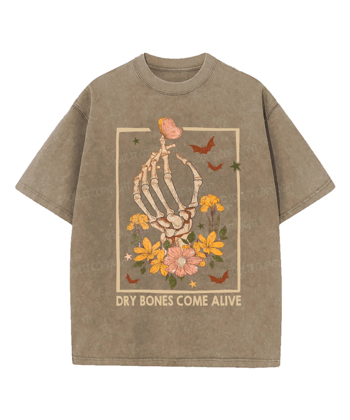 Dry Bones Come Alive Washed Christian T-shirt