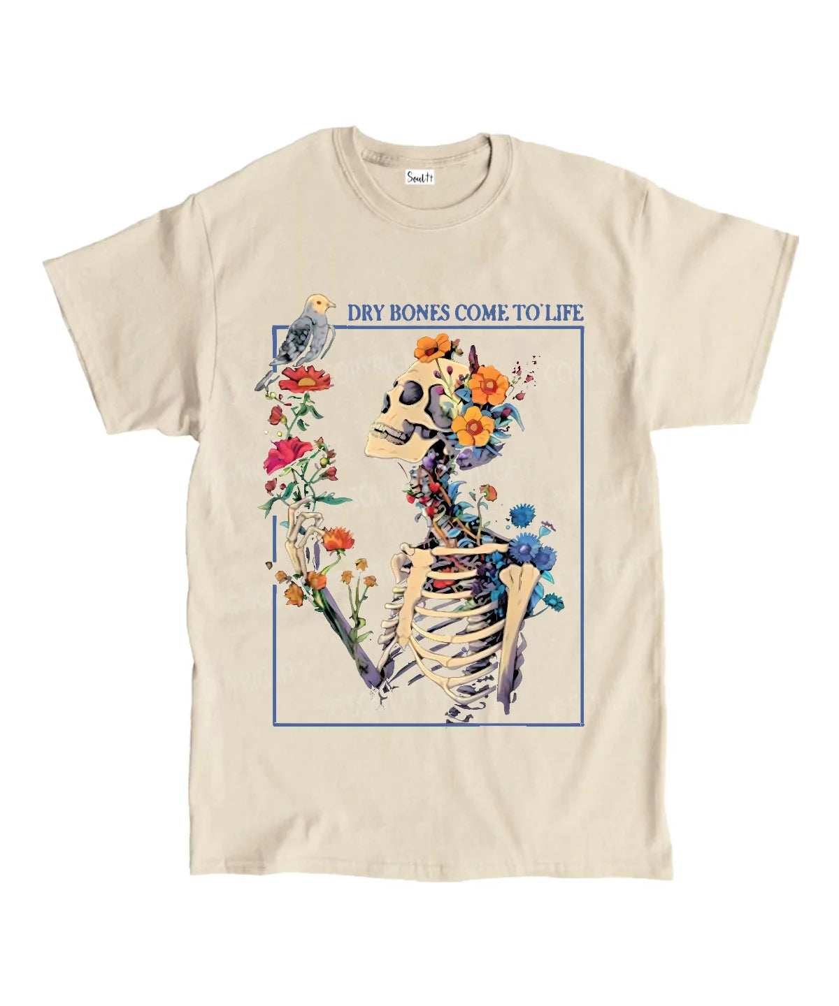 Dry Bones Come To Life Unisex Cotton Christian T-Shirt