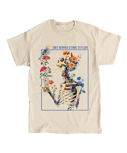 Dry Bones Come To Life Unisex Cotton Christian T-Shirt