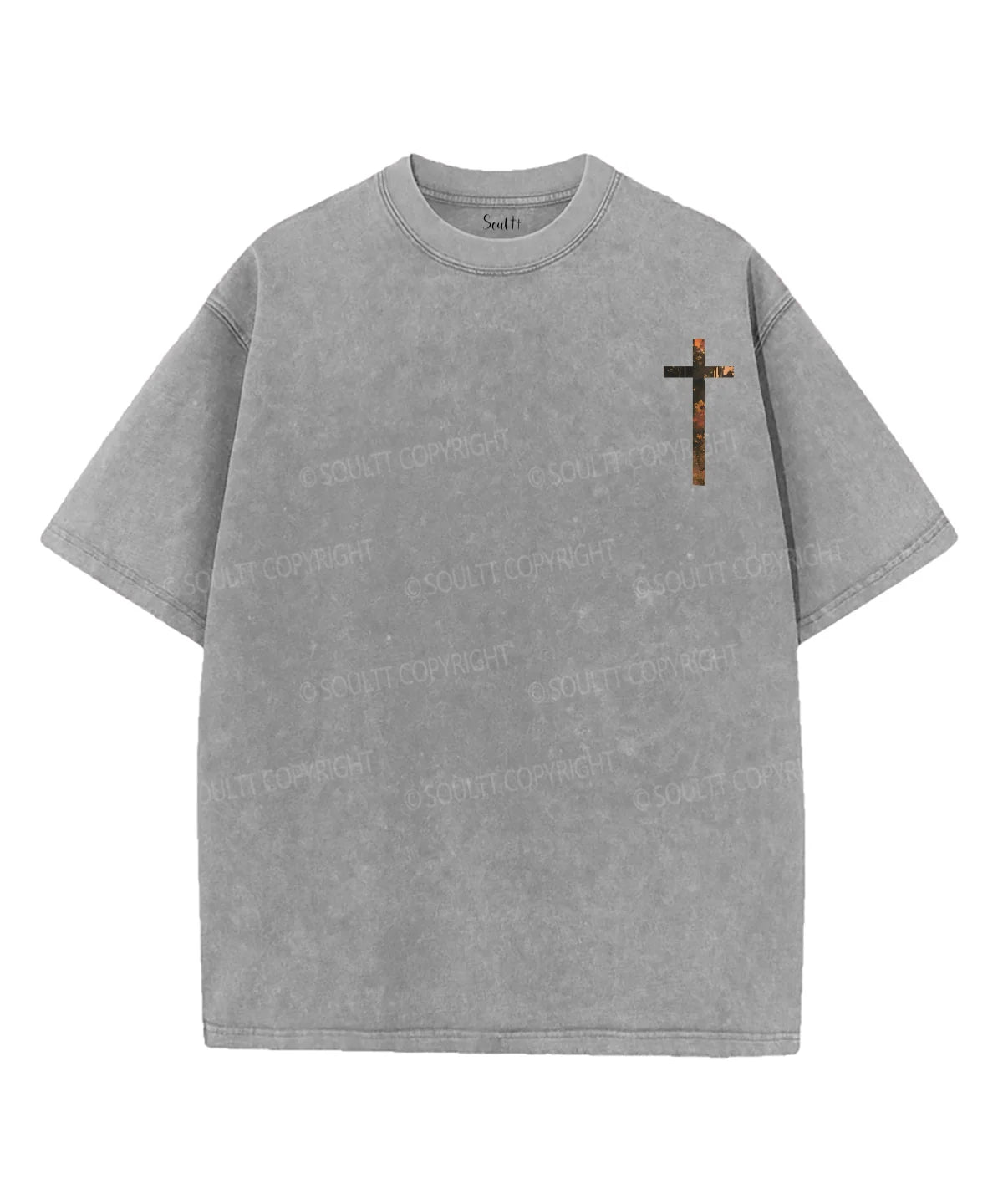 Ain't No Ghost Like The Holy Ghost Double Sided Unisex Washed Christian T-shirt