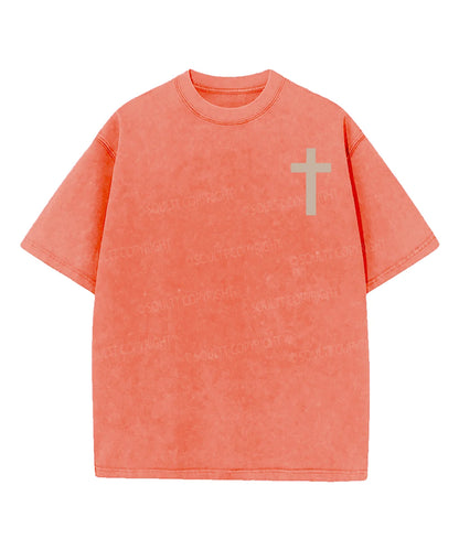 His Mercies Are New Double Sided Washed Christian T-shirt