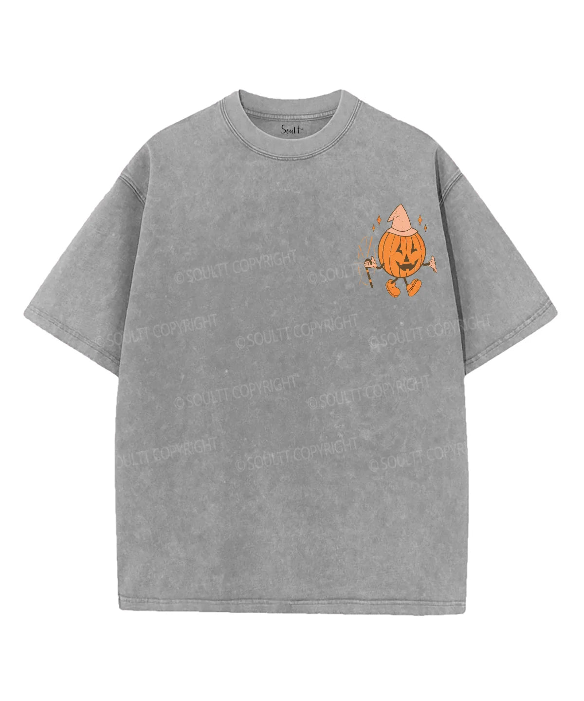 Pumpkin Spice Double Sided Unisex Washed Christian T-shirt