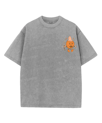 Pumpkin Spice Double Sided Unisex Washed Christian T-shirt